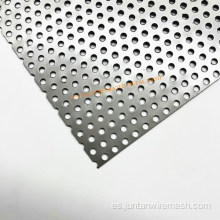 malla de metal perforada de aluminio